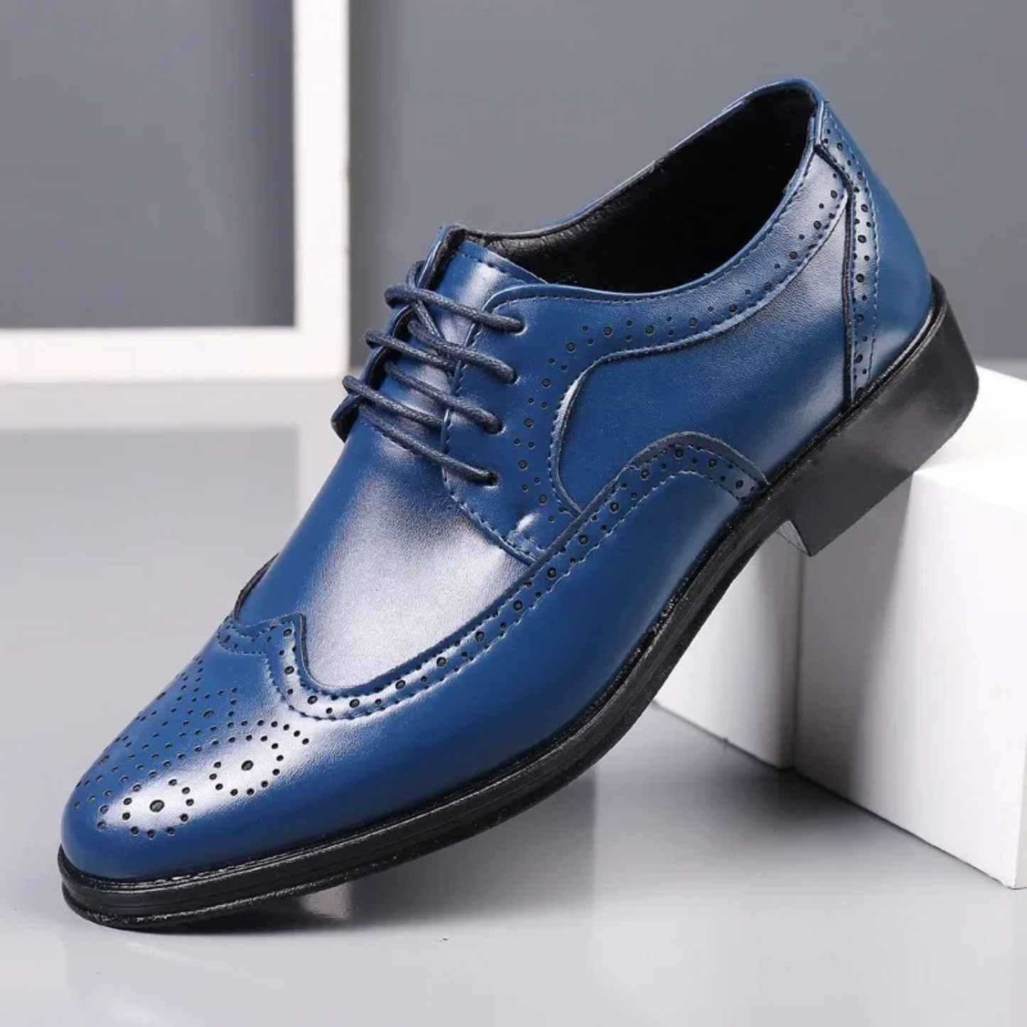 Herren Schnürschuhe Mit Klassischer Silhouette