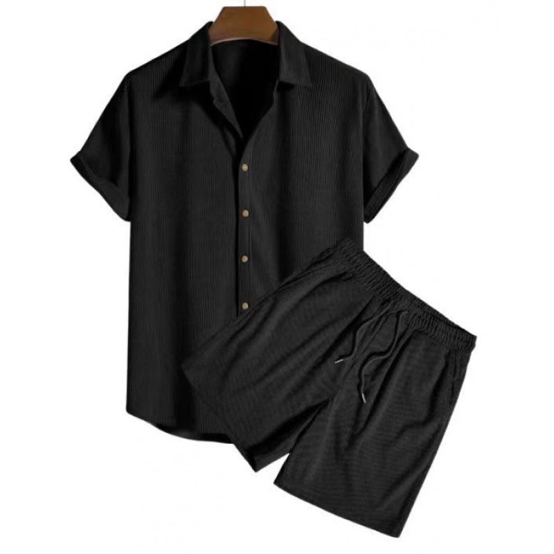Sommer-Set mit Oberteil und Kurzer Hose für Herren