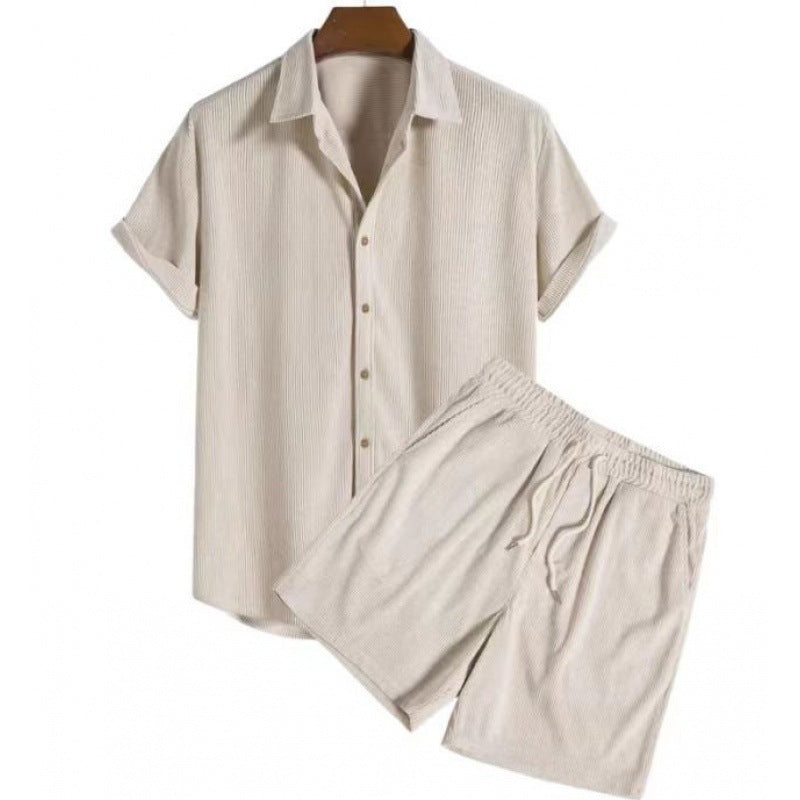 Sommer-Set mit Oberteil und Kurzer Hose für Herren
