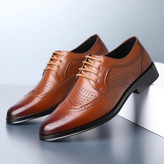 Herren Schnürschuhe Mit Klassischer Silhouette