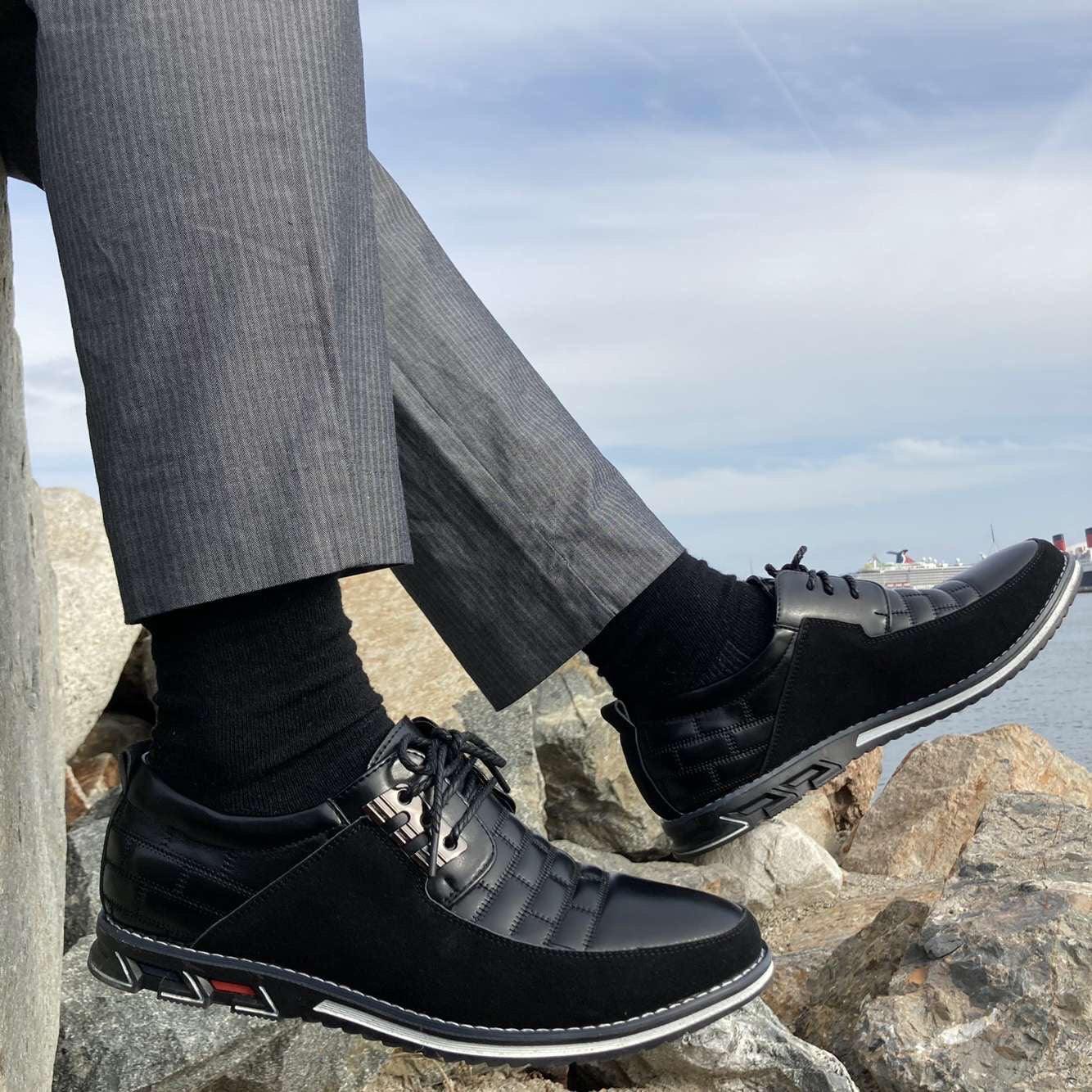 Herren Derby Schnürschuhe Im Klassischen Stil