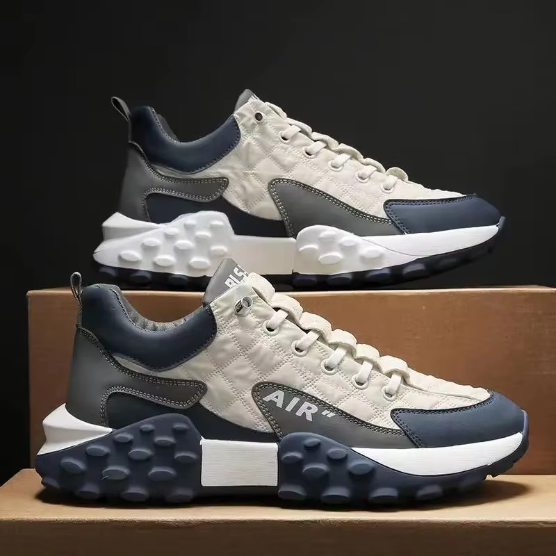 Schnürsneaker Low-Top Herren – Textilstruktur & Verstärkte Zehenpartie