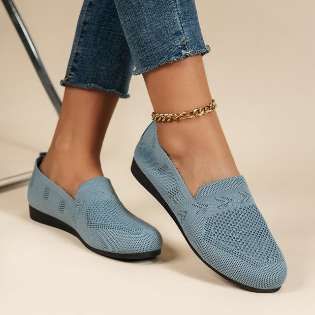 Luna | Blaue Atmungsaktive Mesh-Schuhe