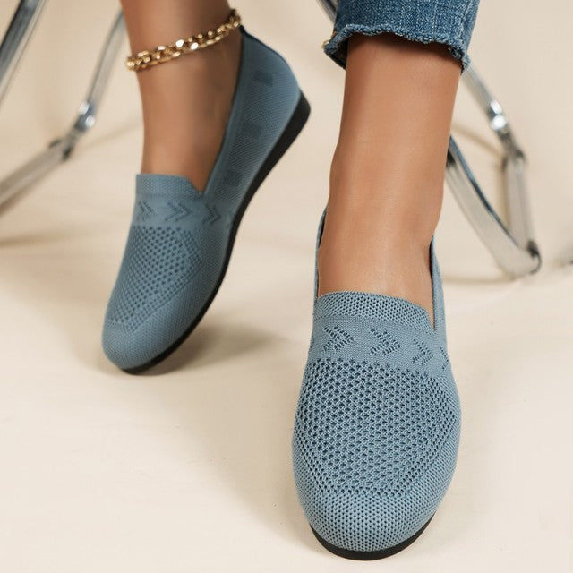 Luna | Blaue Atmungsaktive Mesh-Schuhe