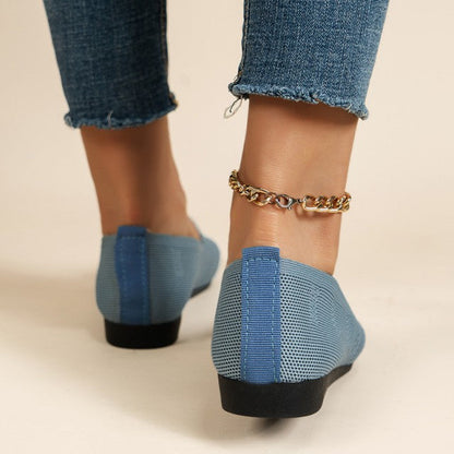 Luna | Blaue Atmungsaktive Mesh-Schuhe