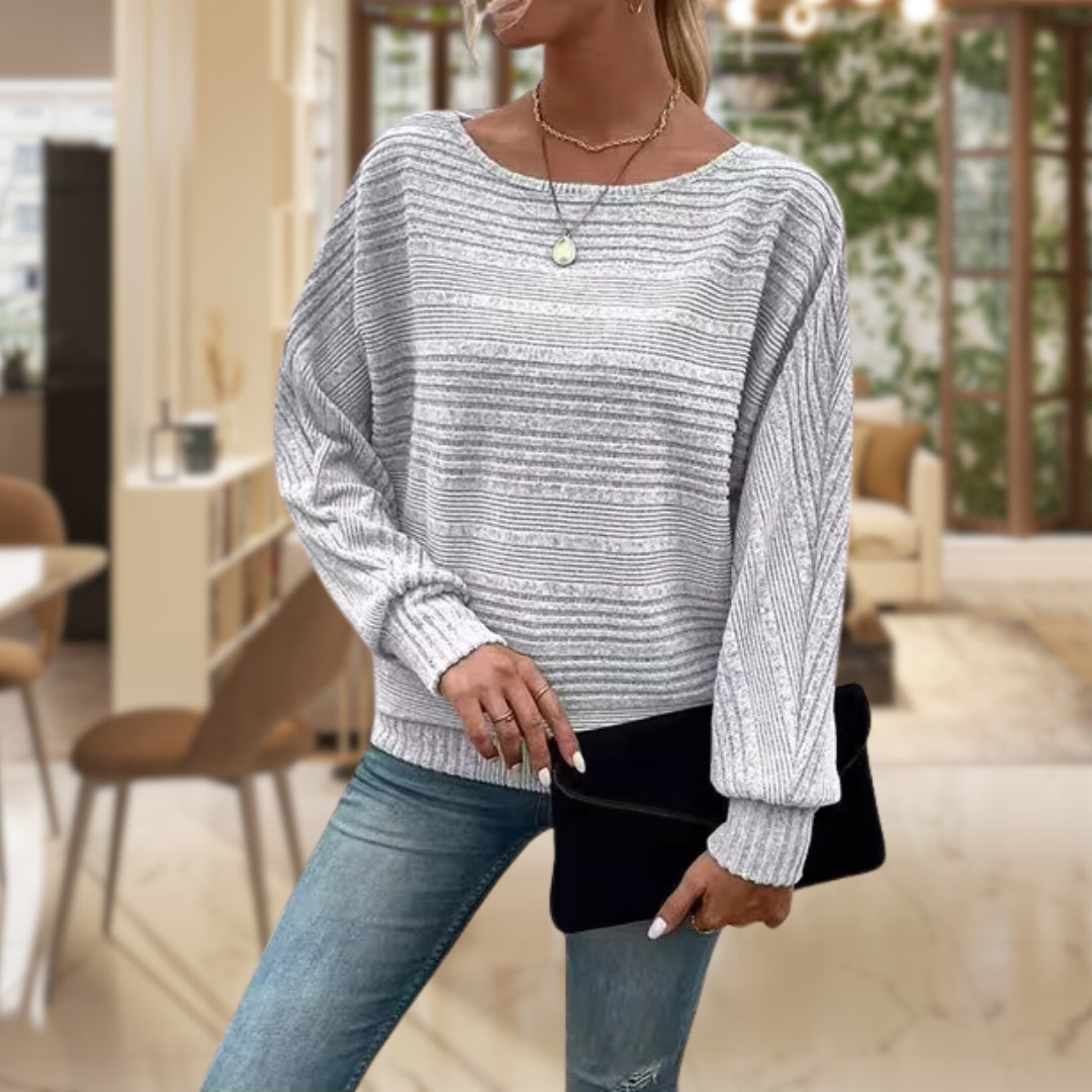 Anneria | Texturierter Pullover Damen - Stilvoll & Komfortabel