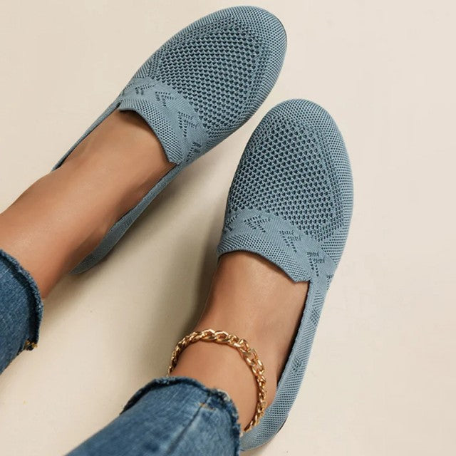 Luna | Blaue Atmungsaktive Mesh-Schuhe