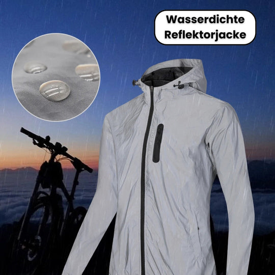 Reflektierende wasserdichte Jacke für Unisex - Image 4