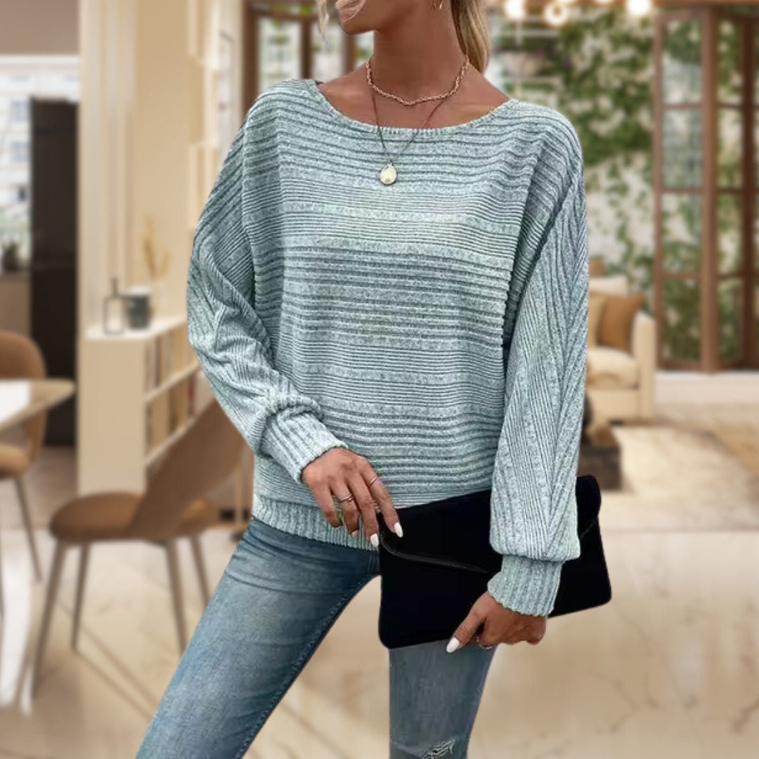 Anneria | Texturierter Pullover Damen - Stilvoll & Komfortabel