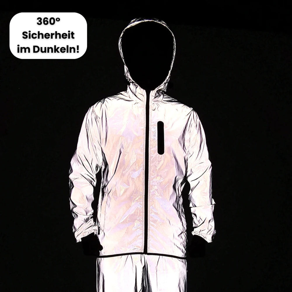 Reflektierende wasserdichte Jacke für Unisex - Image 2