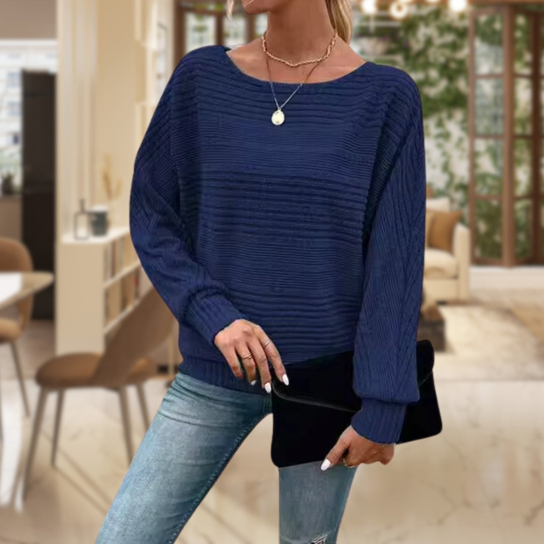 Anneria | Texturierter Pullover Damen - Stilvoll & Komfortabel