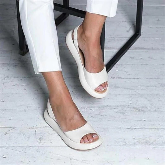 Damen Sandalen mit Klettverschluss für den Sommer