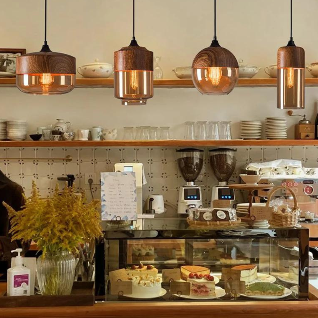 Globe Glas Hängeleuchte - Image 3