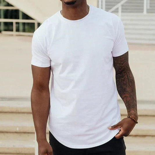 Slim-Fit T-Shirt mit Rundhalsausschnitt für Männer
