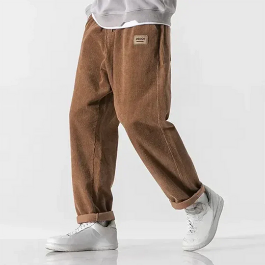 Pantalones de pana en tallas grandes para hombres | Casual