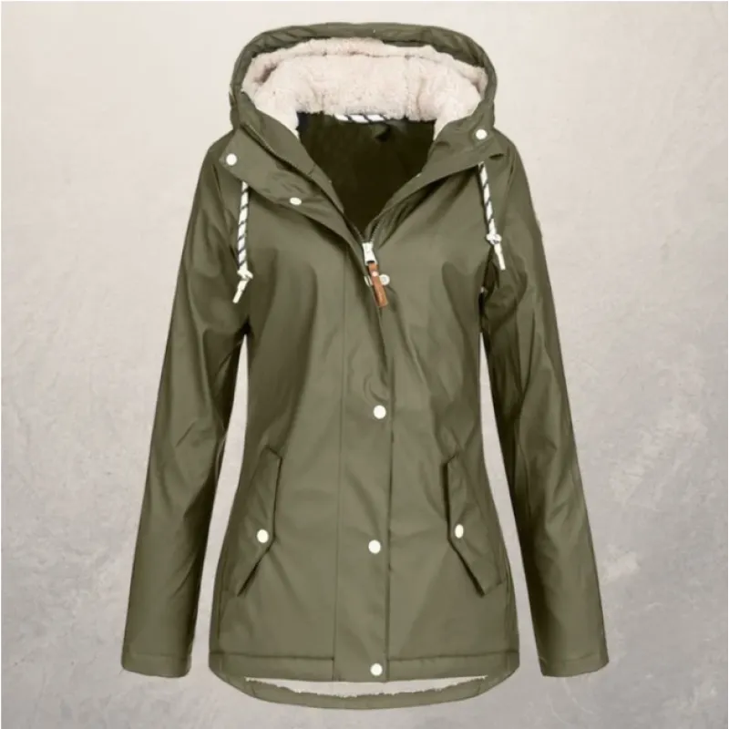 Winter Parka für Damen | Mantel mit Kapuze & Fleece-Futter