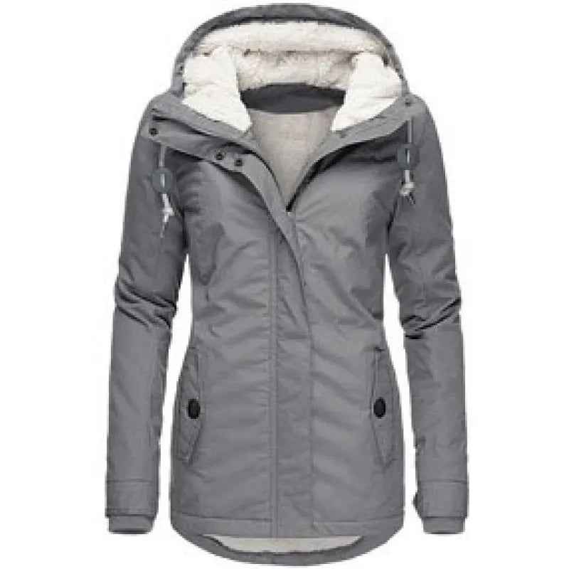 Winter Parka für Damen | Mantel mit Kapuze & Fleece-Futter