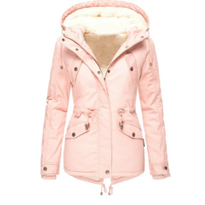Winter Parka für Damen | Mantel mit Kapuze & Fleece-Futter