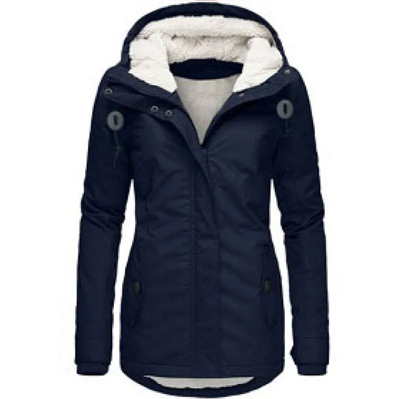 Winter Parka für Damen | Mantel mit Kapuze & Fleece-Futter