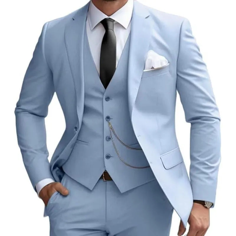 Anzug Dreiteilig für Herren | Sakko, Weste und Hose für Hochzeitsgäste