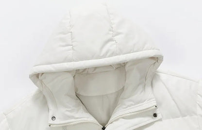 Damen-Pufferjacke mit Kapuze | Warme Oberbekleidung