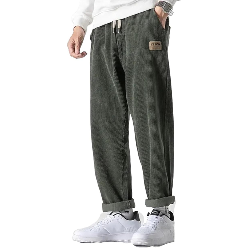 Pantalones de pana en tallas grandes para hombres | Casual