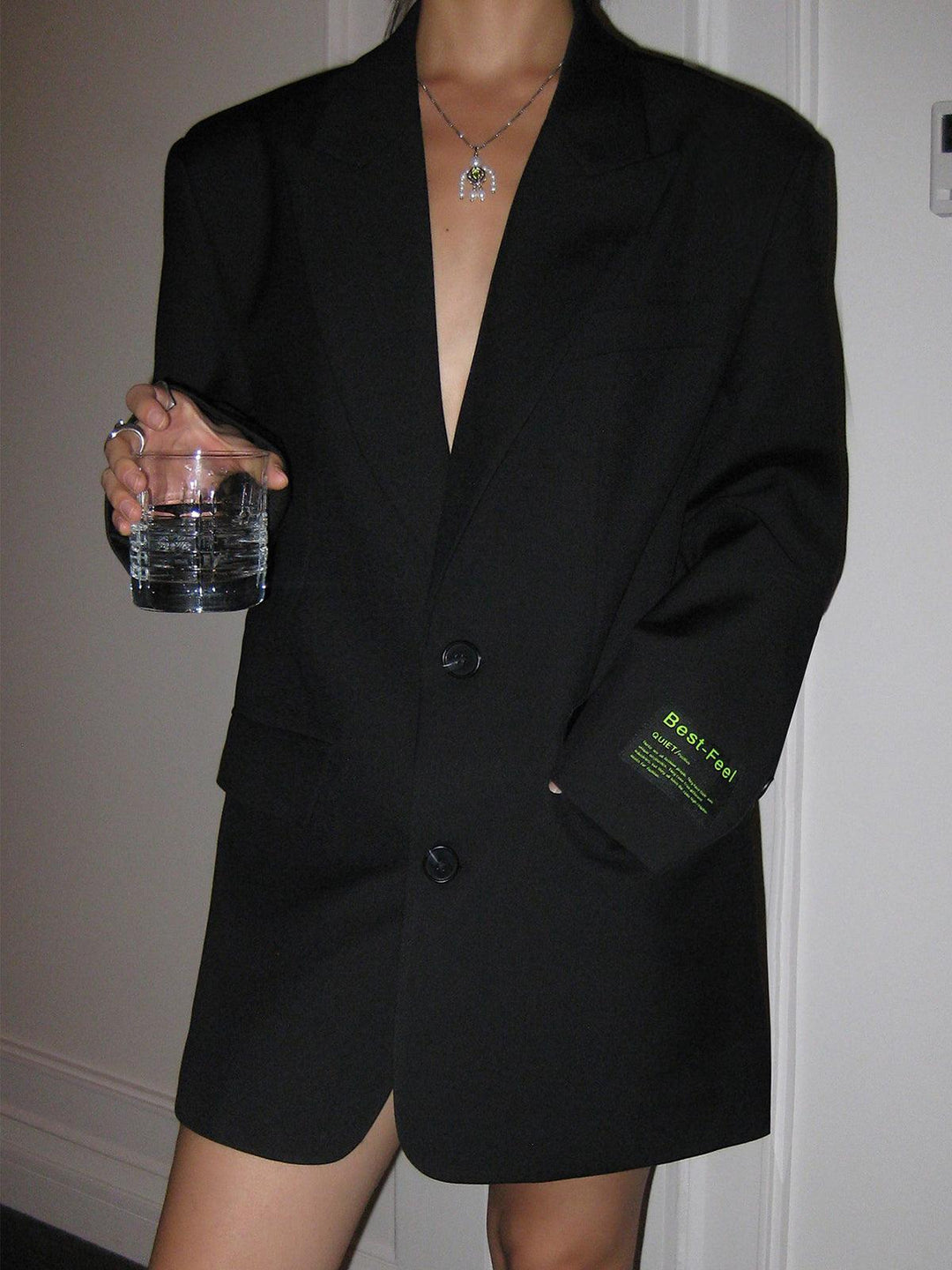 Oversized Zweireiher Blazer Kleid für Damen - Image 8