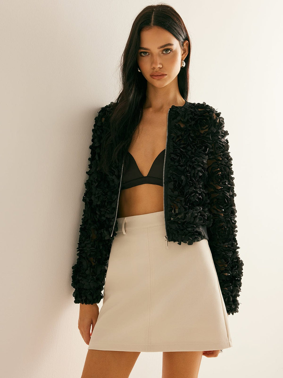 Floral Bomberjacke für Damen - Image 1