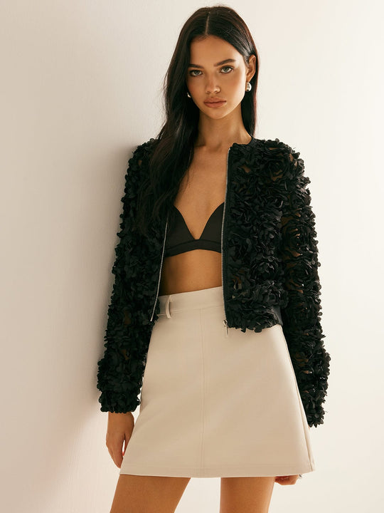 Floral Bomberjacke für Damen - Image 1