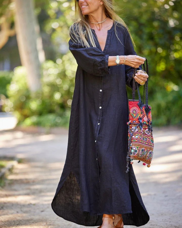 Damen-Kleid-mit-ubergrossen-Puffarmeln-Maxi-4.jpg