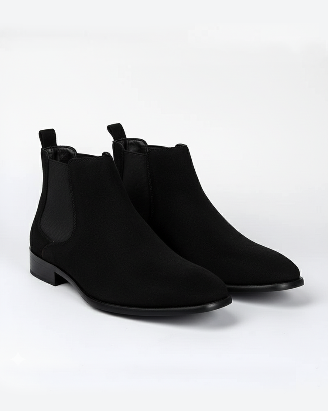 Chelsea boots in pelle scamosciata con inserti laterali da uomo