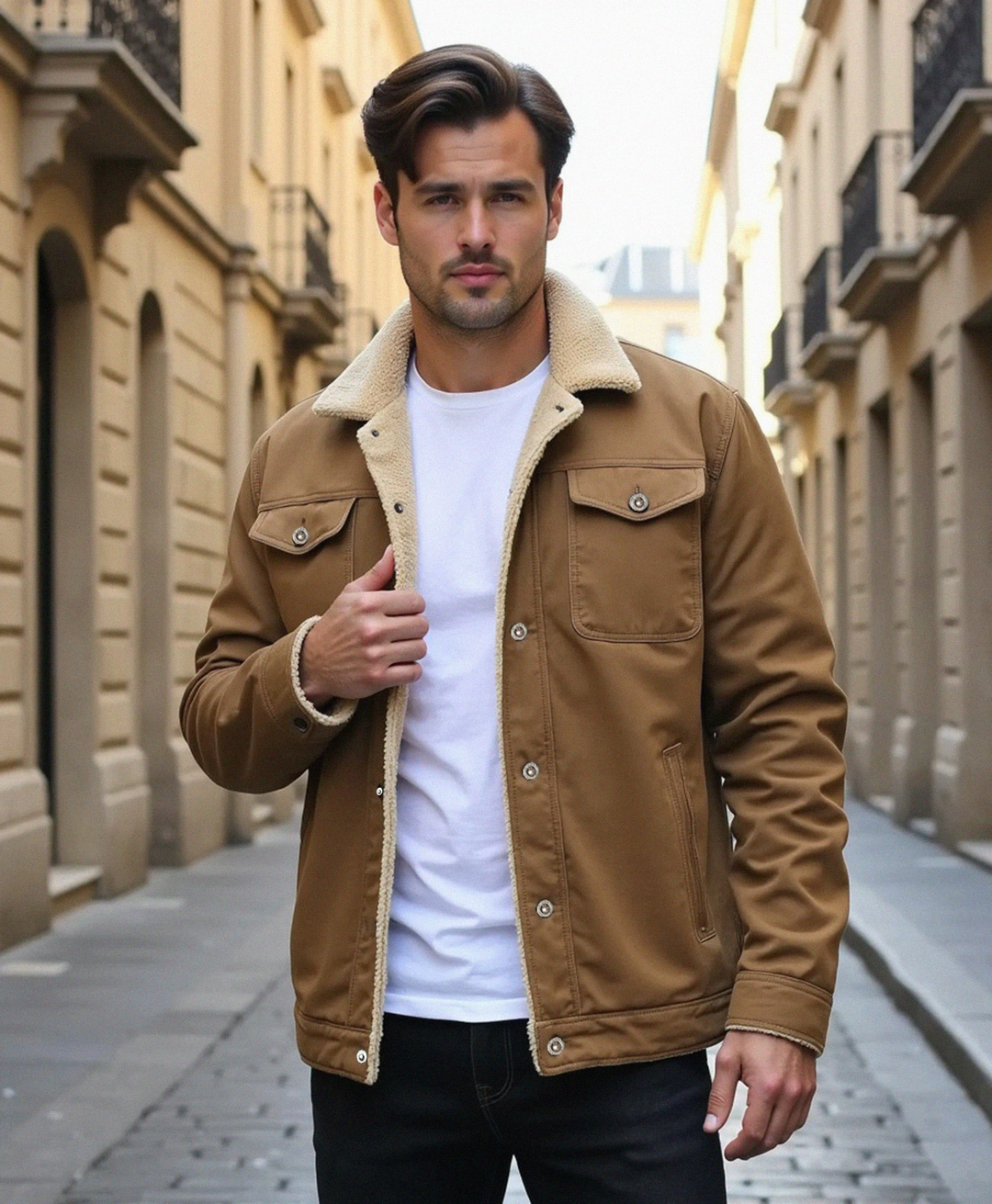 Giacca invernale Clean Cut con tasche funzionali da uomo