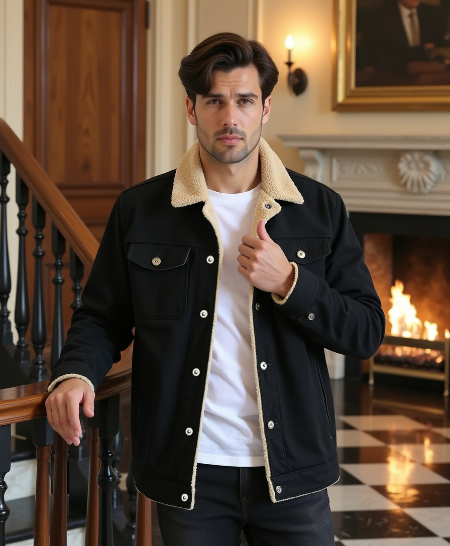 Giacca invernale Clean Cut con tasche funzionali da uomo