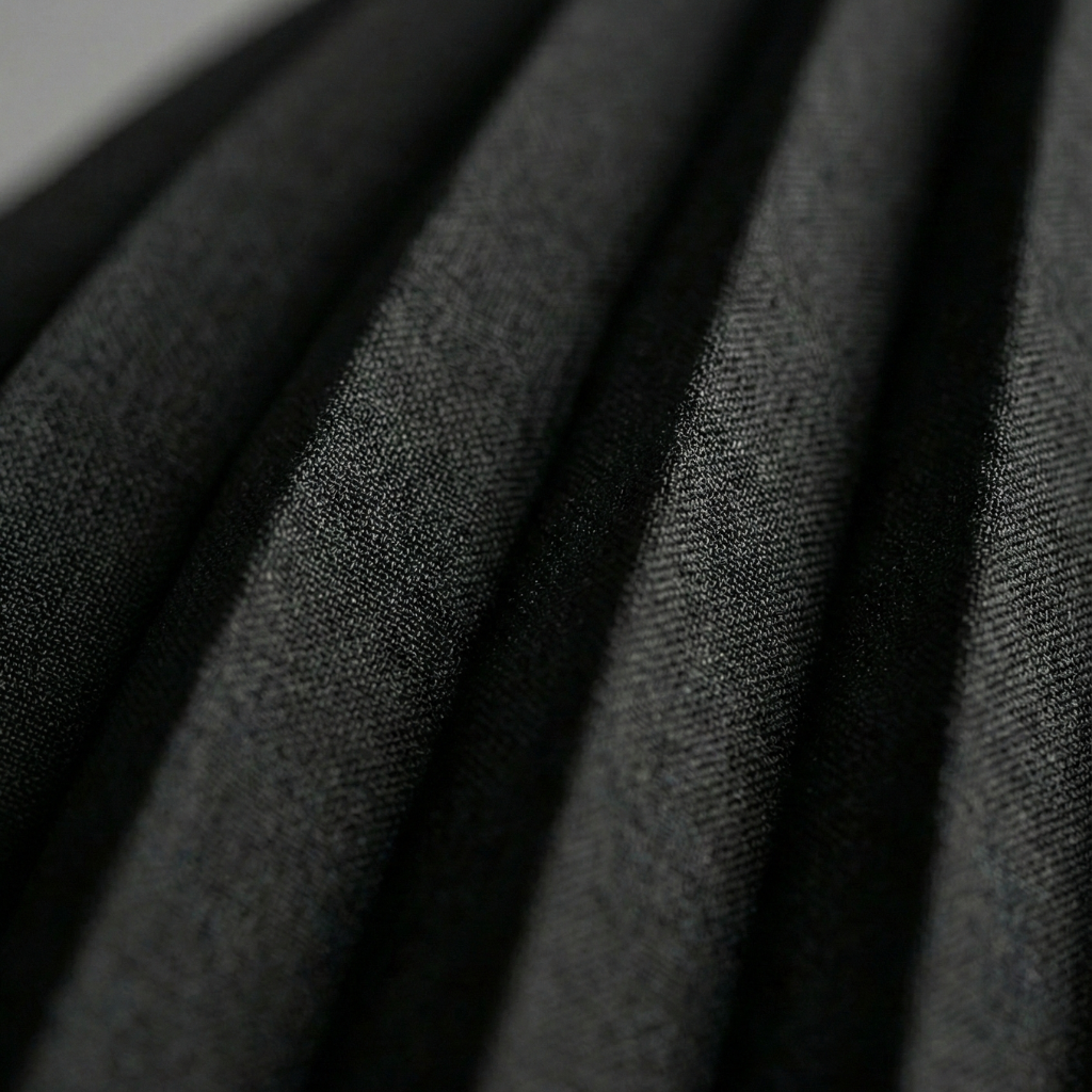 Gefaltetes Midi-Kleid mit V-Ausschnitt für Frauen