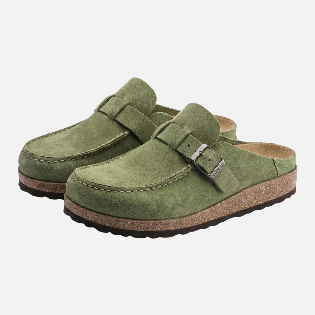 Gepolsterte Clogs mit verstellbarer Schnalle für Frauen