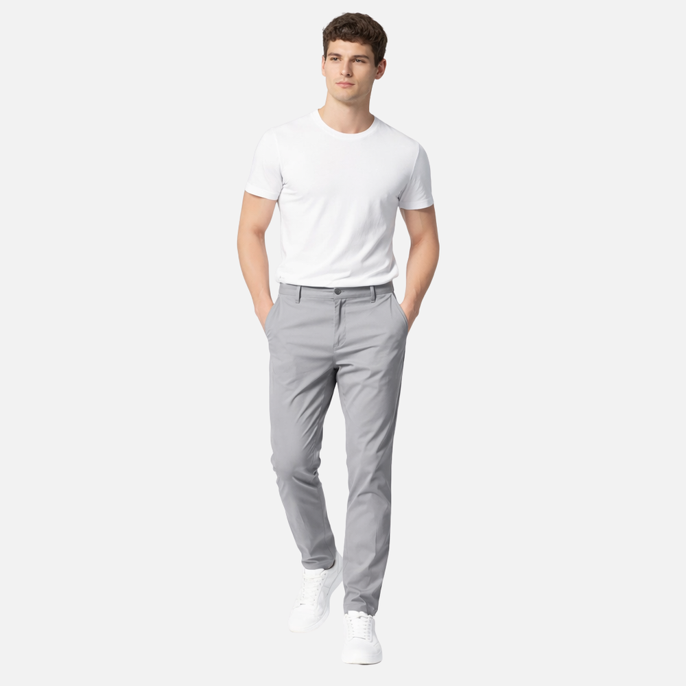 Gerade geschnittene Anzughose mit Seitentaschen für Herren