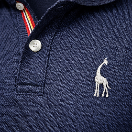 Polo in maglia da uomo a maniche corte – Vestibilità classica con abbottonatura