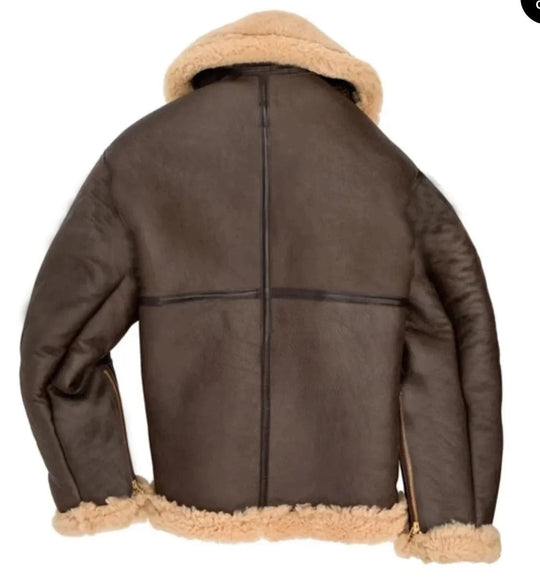 Shearling Aviator Jacke für Herren - Image 4