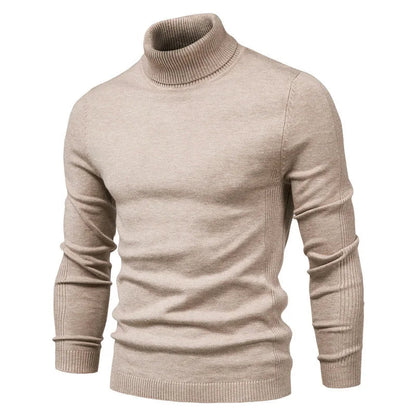 Schmal geschnittener Rollkragenpullover für Herren - Image 1