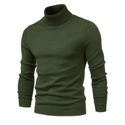 Schmal geschnittener Rollkragenpullover für Herren - Image 13