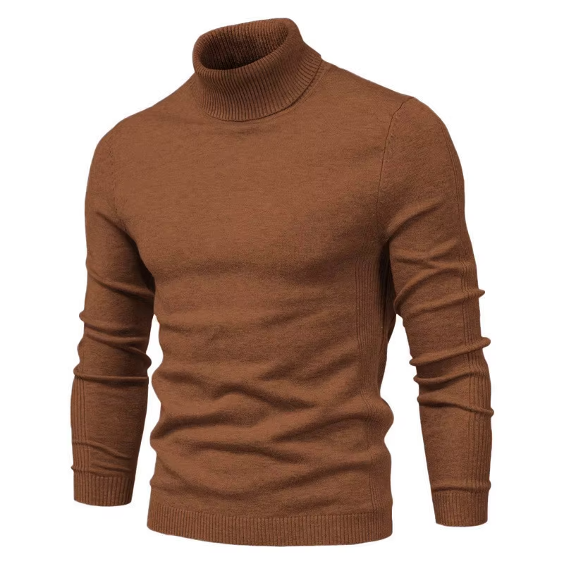 Schmal geschnittener Rollkragenpullover für Herren - Image 11