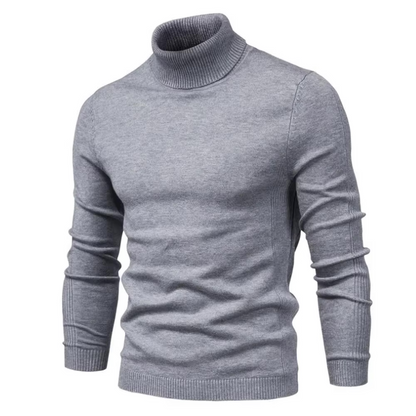 Schmal geschnittener Rollkragenpullover für Herren - Image 9