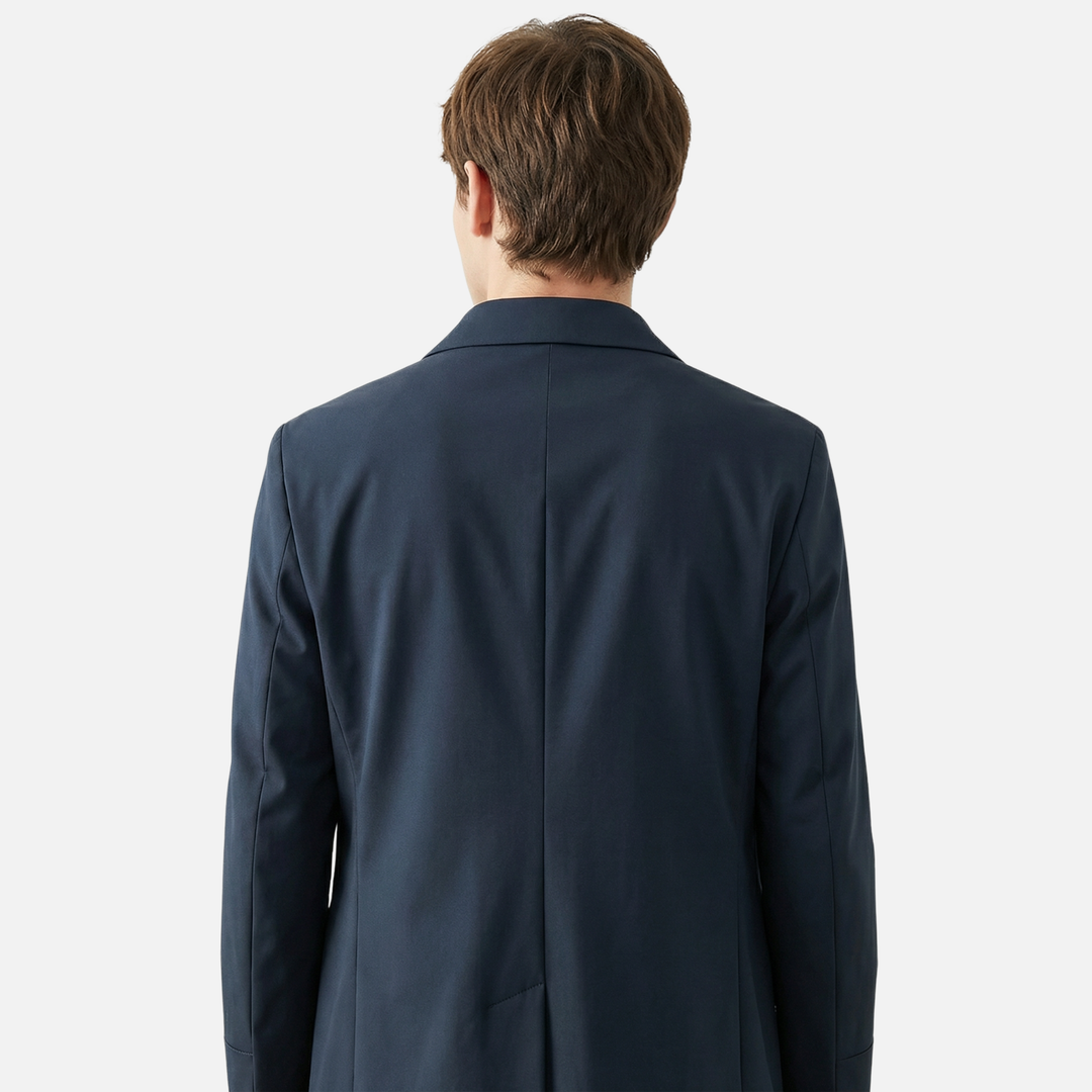 Isolierter Trenchcoat mit Knopfmanschetten für Männer