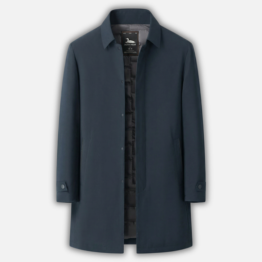 Isolierter Trenchcoat mit Knopfmanschetten für Männer