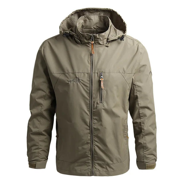Kapuzensweatjacke Herren – Strukturierte Oberfläche & Reißverschlusstaschen