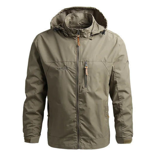 Kapuzensweatjacke Herren – Strukturierte Oberfläche & Reißverschlusstaschen