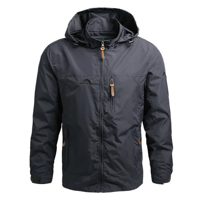 Kapuzensweatjacke Herren – Strukturierte Oberfläche & Reißverschlusstaschen