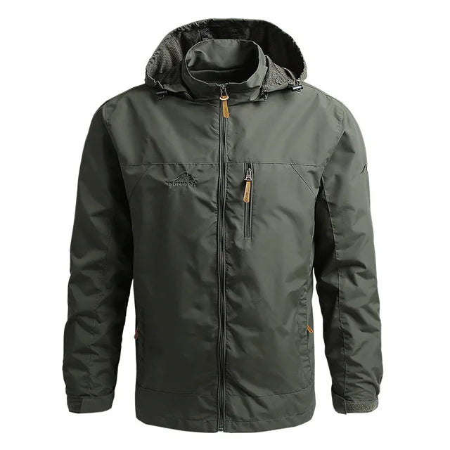 Kapuzensweatjacke Herren – Strukturierte Oberfläche & Reißverschlusstaschen