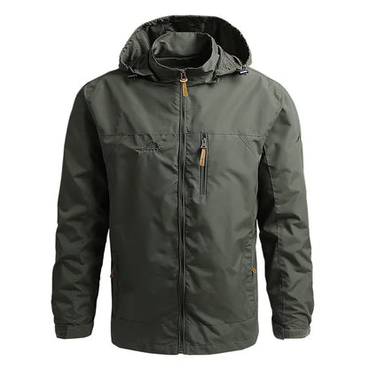 Kapuzensweatjacke Herren – Strukturierte Oberfläche & Reißverschlusstaschen
