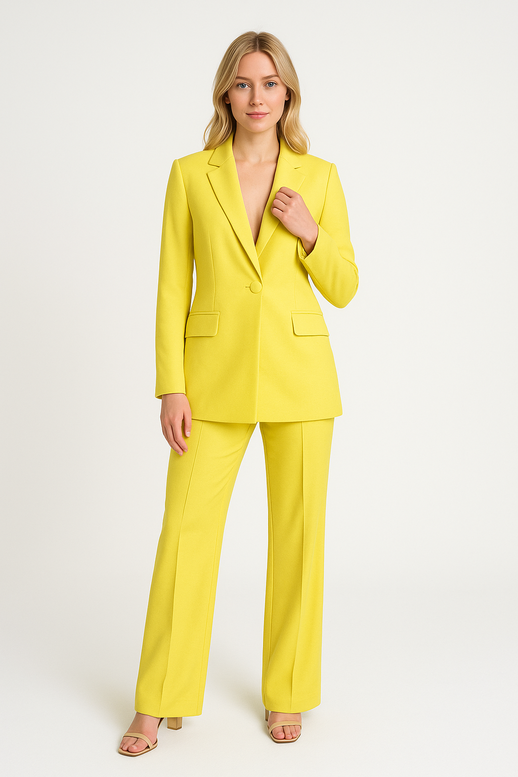 Hosenanzug-Set mit weitem Bein für Damen - Image 2